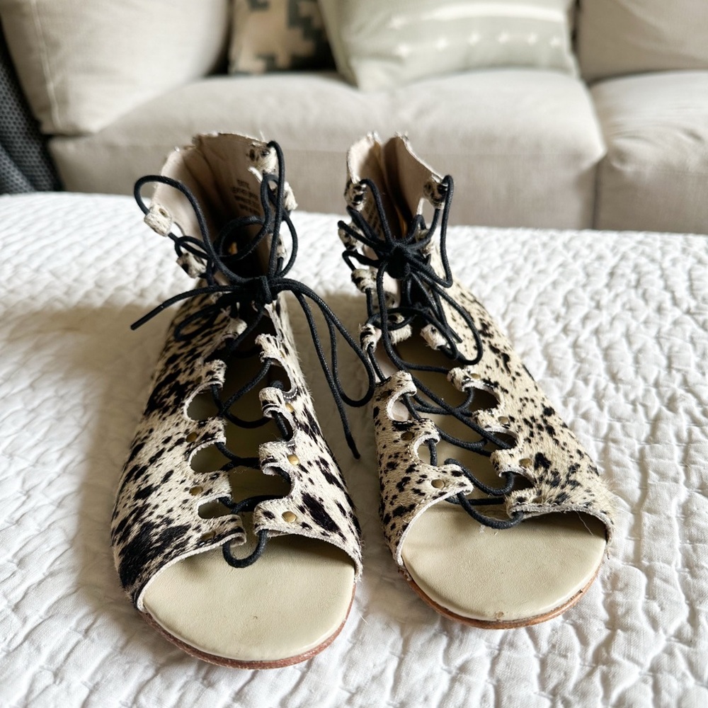 Matisse Cowhide Gladiator Sandals